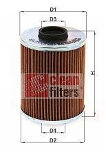 CLEAN FILTERS Eļļas filtrs ML 490